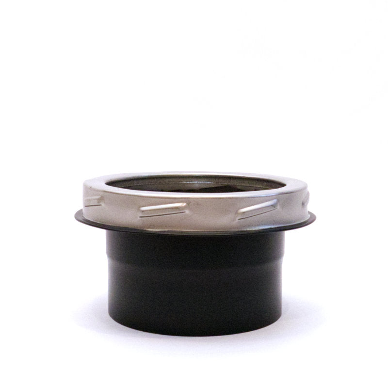 廃油ストーブ 煙突アダプタ付き80mm、100mm,106mm煙突使えます。 アウトドア専用ステンレス煙突 径106⇒径80 異径レジューサー
