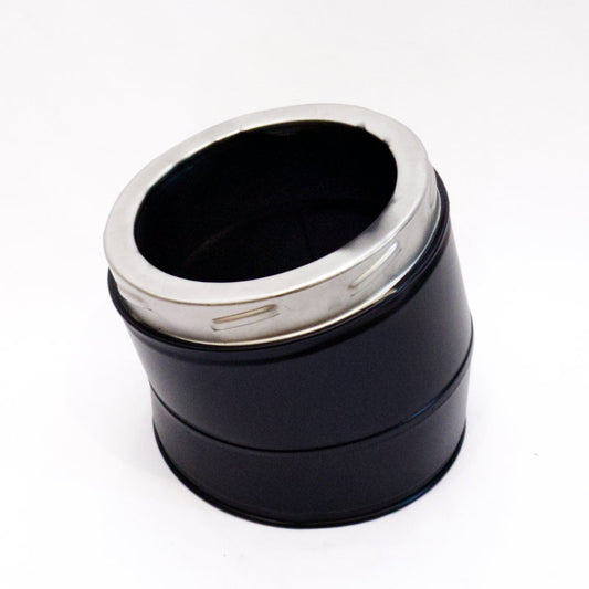 薪ストーブ用200Φ断熱二重煙突15°曲。