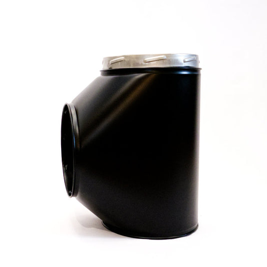 薪ストーブ用断熱二重煙突T型