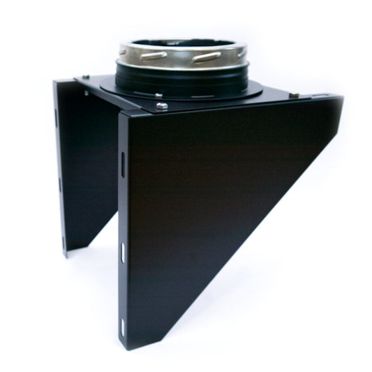 ベースサポートブラケットの壁面取り付け側