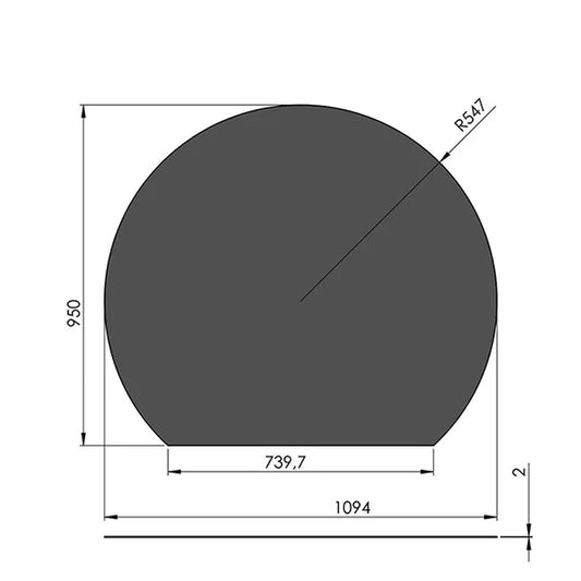 スチールフロアプレート 円形