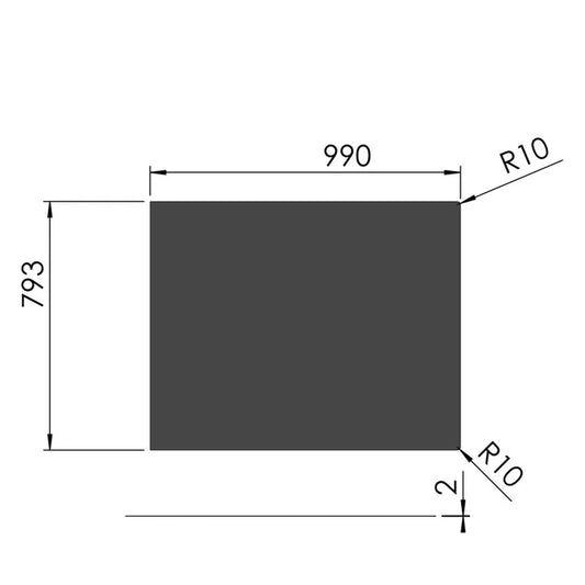 スチールフロアプレート 四角形