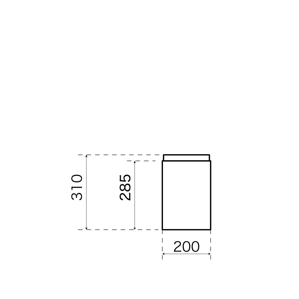 断熱二重煙突300mmの有効寸法285mm