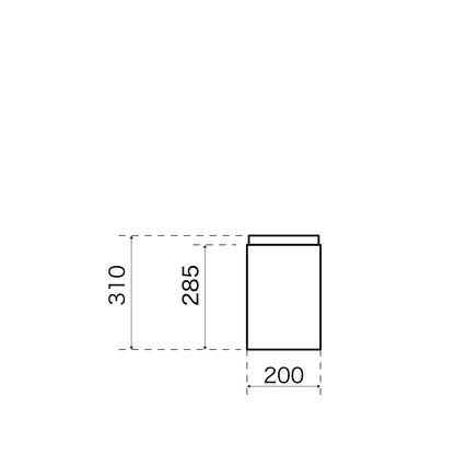 断熱二重煙突300mmの有効寸法285mm